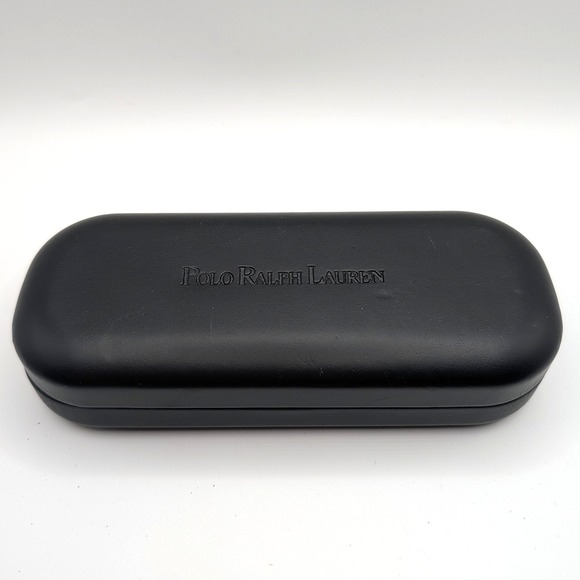 Polo Ralph Lauren Other - Vintage Polo Ralph Lauren Black Eyeglasses Case Hard Shell With Cleaning Cloth